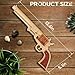Cool Unique Gifts for Men, 3D Wooden Puzzles for Adults Colt Revolver Model 1851-3D Wooden Gun Puzzle Building Kit for Adults - Rubber Band Gun, Wood Toy Guns for Man Birthday Xmas Gift Idea