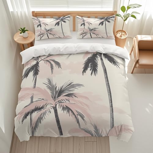 Parure de couette polyester doux 155x220 cm fermeture éclair