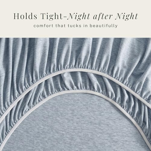 Image of Hearth & Harbor Bed Sheets, Luxury Soft 6 Piece Bed Sheet Set Extra Deep Pocket Fitted Sheets Fits Mattress up to 21 inch, Double Brushed Bedding Sheets & Pillowcases,
