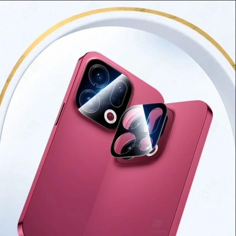 Image of Pack 1- Back Camera Glass Protector for Oppo Find X9 Pro 5G [3D Premium] Camera Glass Protector (Black)