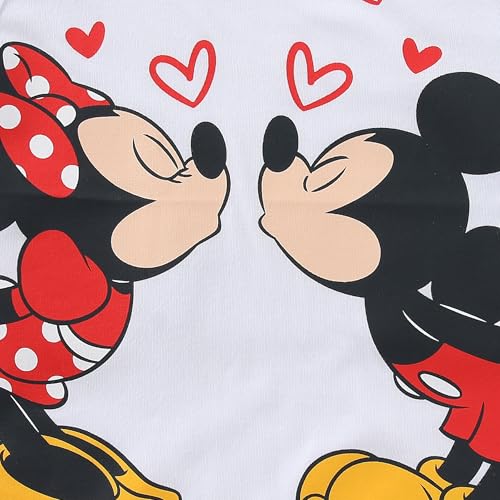 Disney Minnie Mouse and Mickey Mouse Girls Short Sleeve T-Shirt for Toddler and Big Kids2