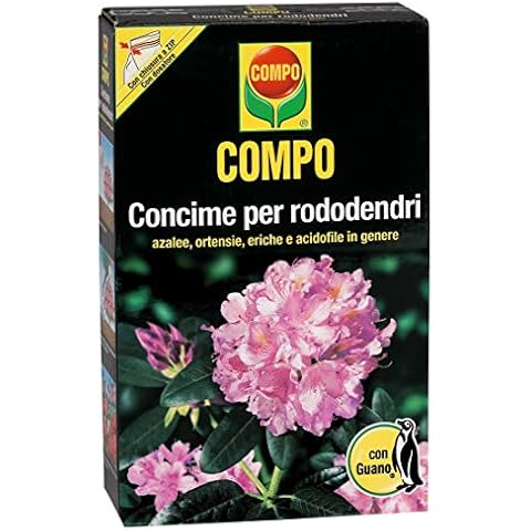 Abono para rododendros con guano y medidor dosificador de 1 kg de Compo Cover