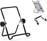 Mizi Suporte ajustável para tablet – suporte de mesa antiderrapante dobrável para tablets de 9 a 12,9 polegadas, iPad, Samsung Galaxy Tab, Kindle Fire e mais – suporte de exibição multiângulo para