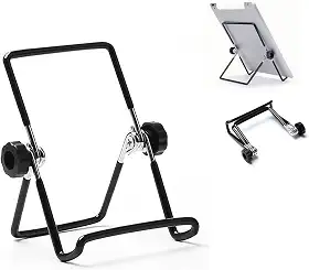 Mizi Suporte ajustável para tablet – suporte de mesa antiderrapante dobrável para tablets de 9 a 12,9 polegadas, iPad, Samsung Galaxy Tab, Kindle Fire e mais – suporte de exibição multiângulo para