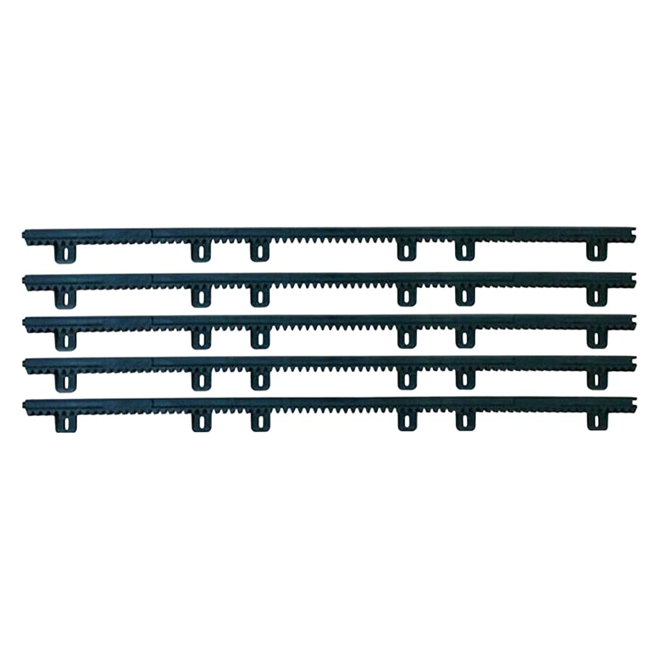 Kit crémaillère 5 m universel pour portail coulissant en nylon et plastique