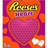 REESE'S Milk Chocolate Peanut Butter Heart, Valentine's Candy Gift Box, 5 oz