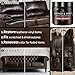 SHABEIBEI Leather Recoloring Balm with 100ml Mink Oil, Dark Brown Leather Repair Kit and Scratch Remover for Furniture, Car Seats, Sofas, Dye & Restorer for Couches, Vinyl, PU, Faux