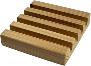 Coaster Holder - Solid Cedar - Unfinished - Four Slot Design - Compact Display for your Beautiful Coasters - Hand Crafted and Ready for Your Finishing Touch