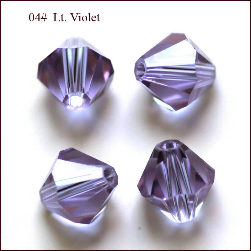 600 Cuentas de Cristal de 3 a 10 mm 3A, Cuentas de Cristal facetadas, Cuentas de Cristal bicono, Cuentas de Cortina para niñas y Mujeres, Collar de Bricolaje, fabricación de Joyas