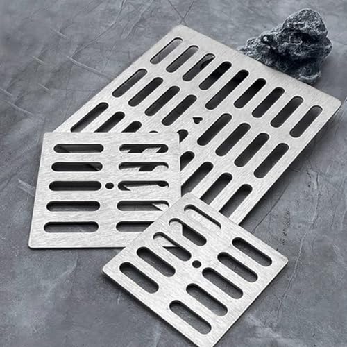 Filtre de vidange carré évacuation rapide pour douche 6 cm