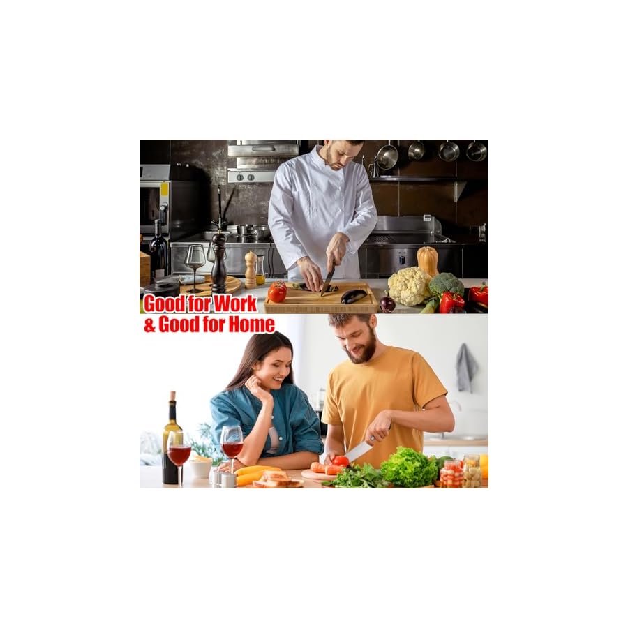 Japanese-Chef-Knife-95-inches-Professional-Sushi-Knife-with-Black-Ergonomic-Handle-Sharp-Japanese-Knife-Japanese-Gyuto-Knife-for-Household-or-Work Sumteene Japanese Chef Knife 9.5 inches, Professional Sushi Knife with Black Ergonomic Handle, Sharp Japanese Knife, Japanese Gyuto Knife for Household or Work