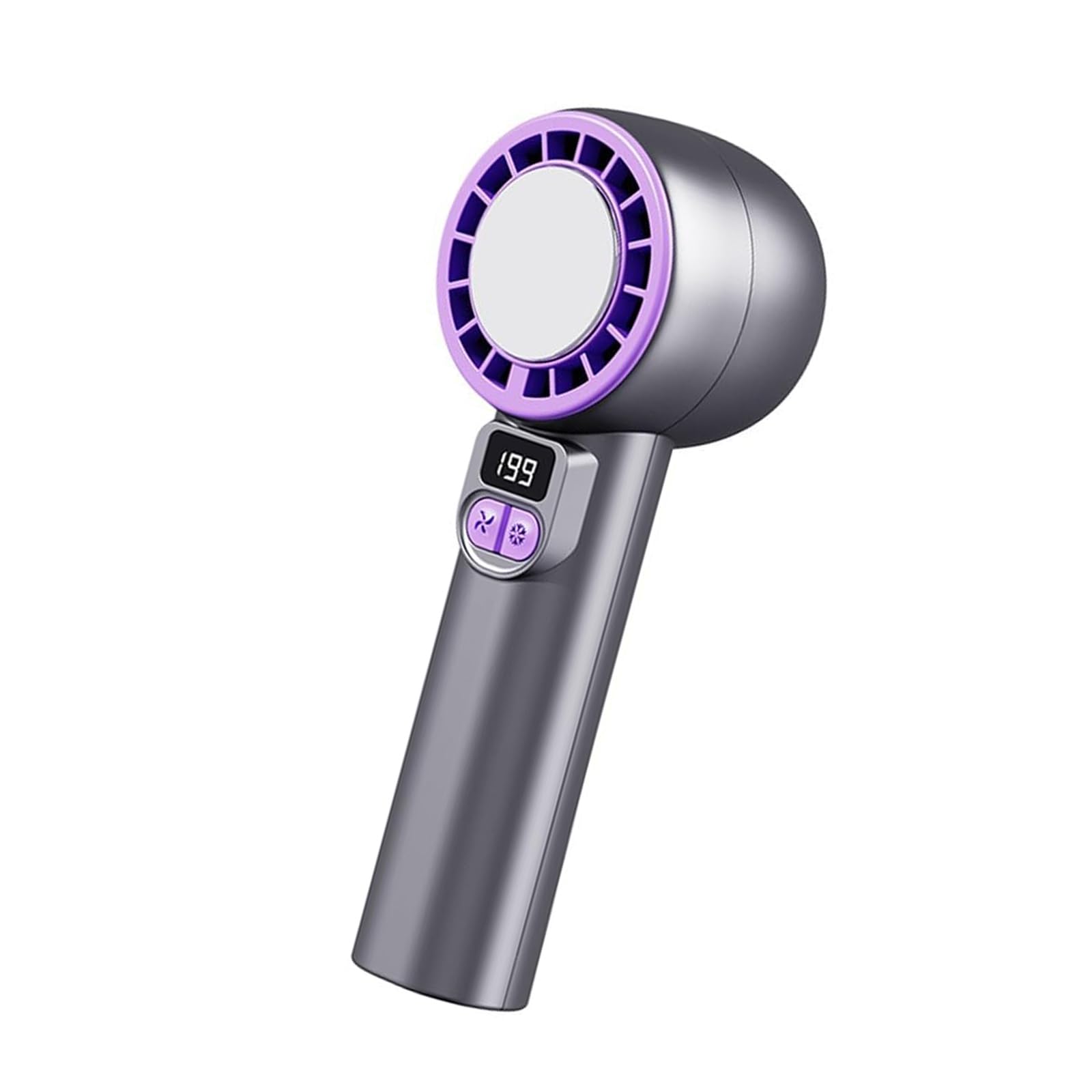 TAZIZI Portable Handheld Fan USB Rechargeable 199 Speeds, Quiet Cooling with Cold Compress for Travel Camping Home Handheld Fan Portable Usb Rechargeable