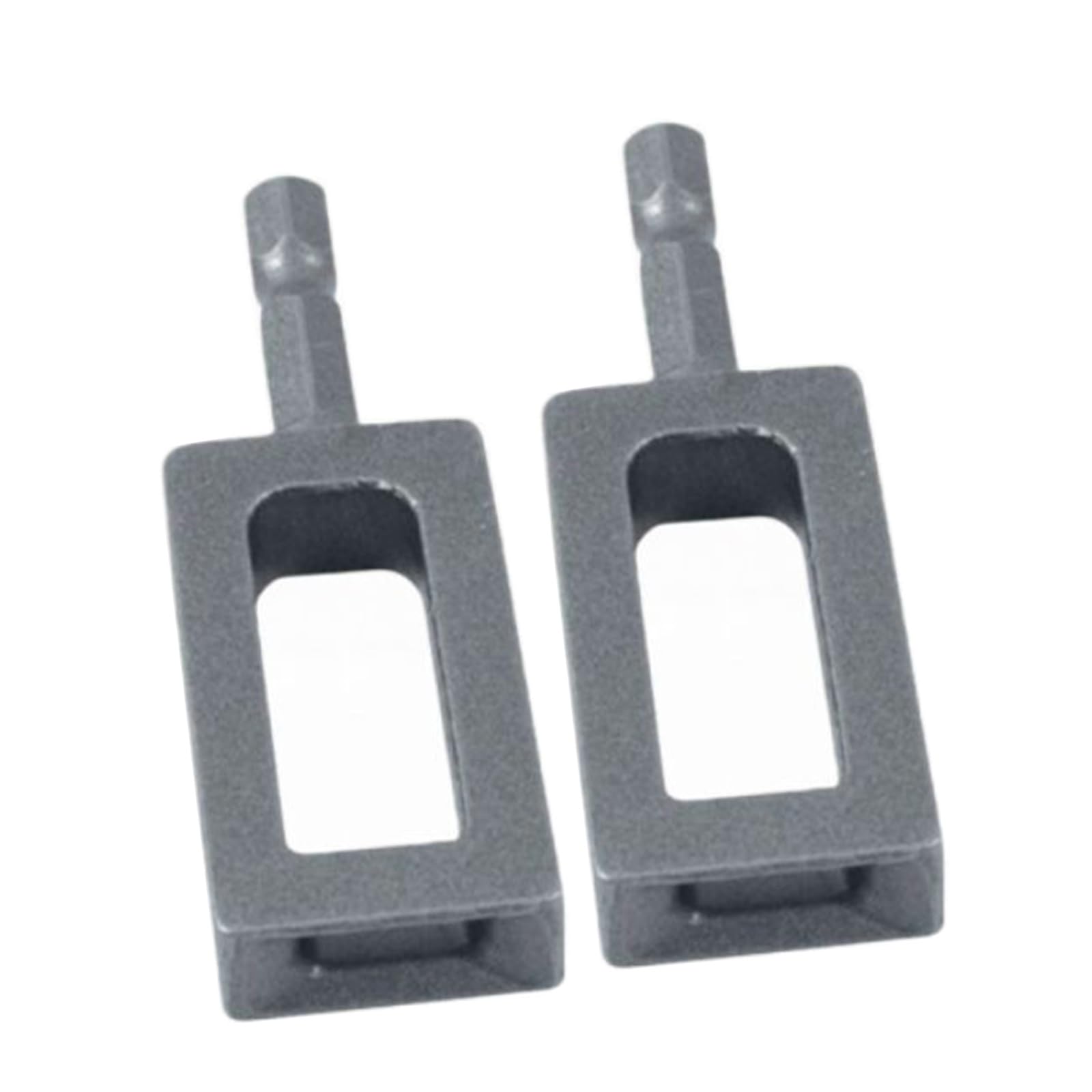 Sohodoo B 2Pcs Wire Twister Tool For Drill,Electric Drill Wire Twisting Tool It,Universal Electric Rebar Tying Sleeve Y Heavy Duty Steel,For Construction,Rebar Tying & Fence Work(B)