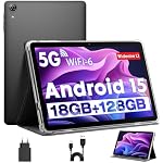 MENTUME – Tablet 10 Zoll, Android 15 Tablets mit Hülle, Unisoc T30 Qua