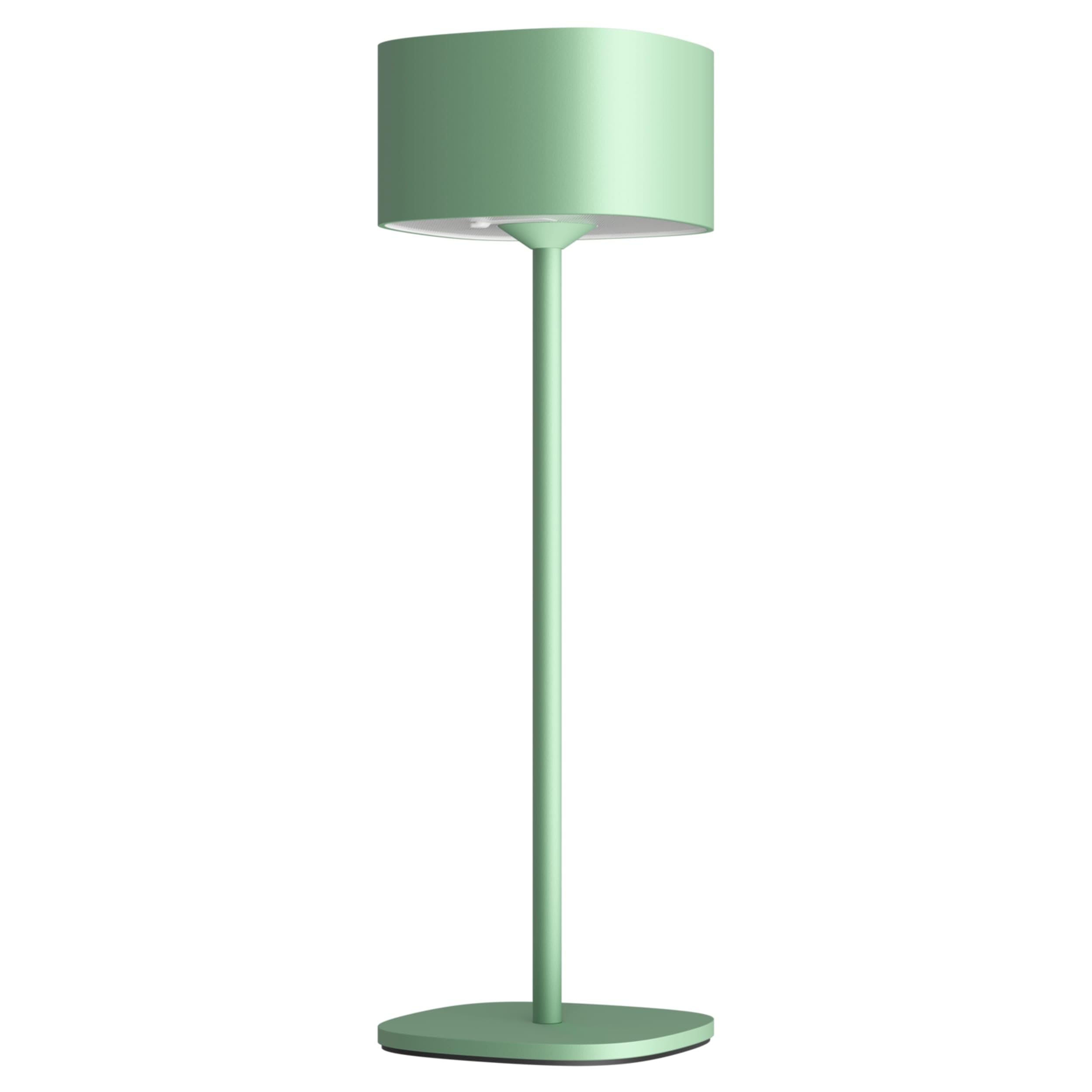 Calex Green - Serino Rechargeable Table Lamp, Cordless Light, Indoor & Outdoor, Battery Operated, Touch Control, Dimmable,