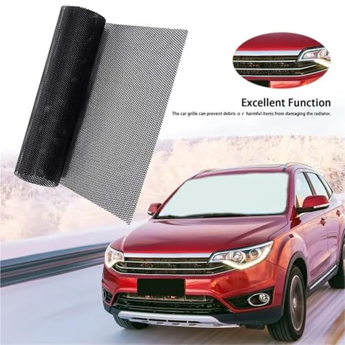 kratka chłodnicy Tuning samochodowy Grill Car Racing Grille Mesh Vent Uniwersalny aluminiowy grill samochodowy Wkład zderzaka Narzędzie do nadwozia pojazdu Osłona chłodnicy motocykla(4x8mm)