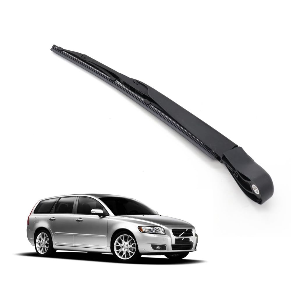 AMHVMU Rear Windscreen Wiper Blade Arm Set Fit For VOLVO V50 2004-2010