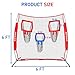 Zonlolo 6x6ft Football Training Net, Football Throwing Net with 3 Target Pockets, Portable QB Throwing Practice Equipment with Small Carry Bag,Most Suitable for Kids