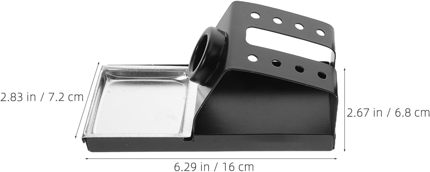 SHINEOFI 2pcs Third Hand Soldering Tool Stand Sturdy Metal Soldering Iron Support for Hobbyists
