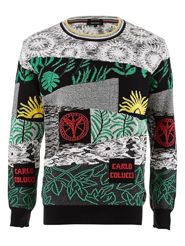 Preisvergleich Produktbild Carlo Colucci Strickpullover Schwarz M
