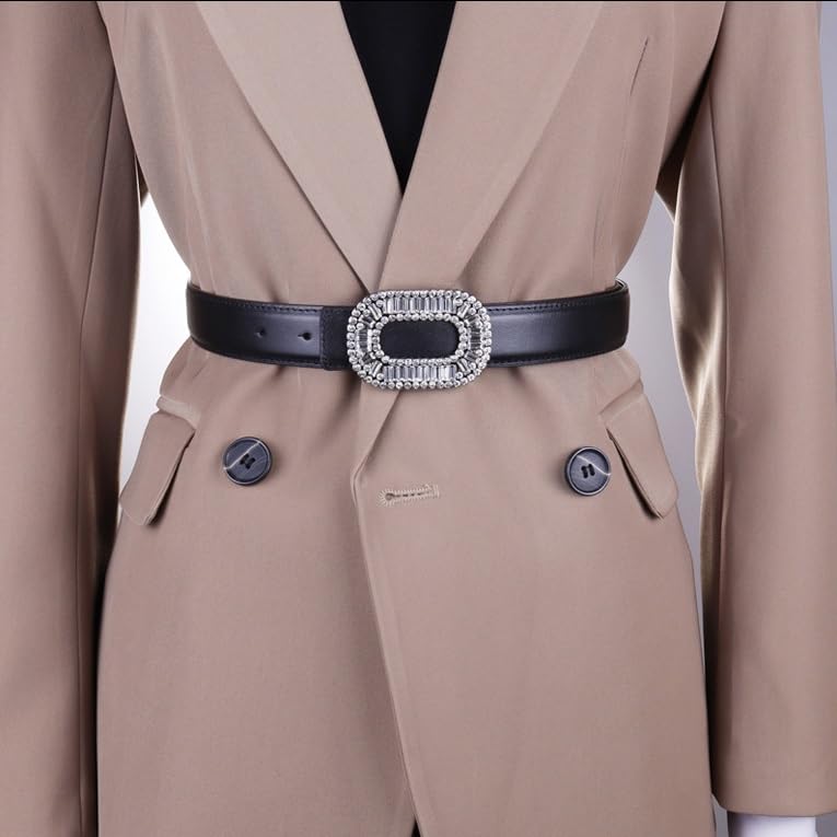 Leather Belt Women's Genuine Leather Versatile Decorative Dress with Waistband Jeans and Belt4