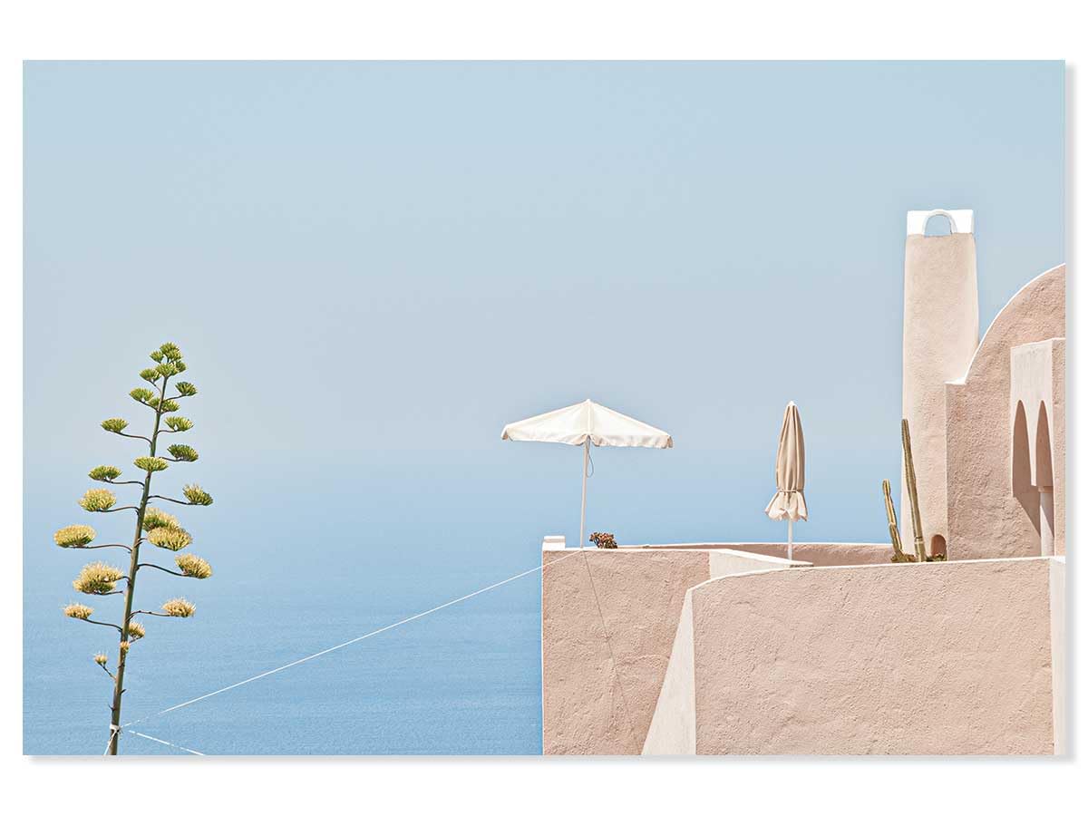 Tableau agave au bord de mer pour salon moderne et déco évasion 60x40 cm