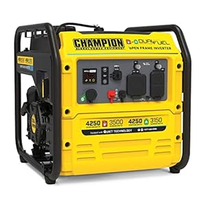 Champion Power Equipment Inverter Generator Dual Fuel 4250 Watt