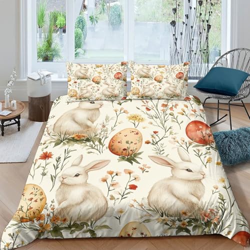 Housse de couette 260x220cm avec fermeture éclair facile à laver - 4