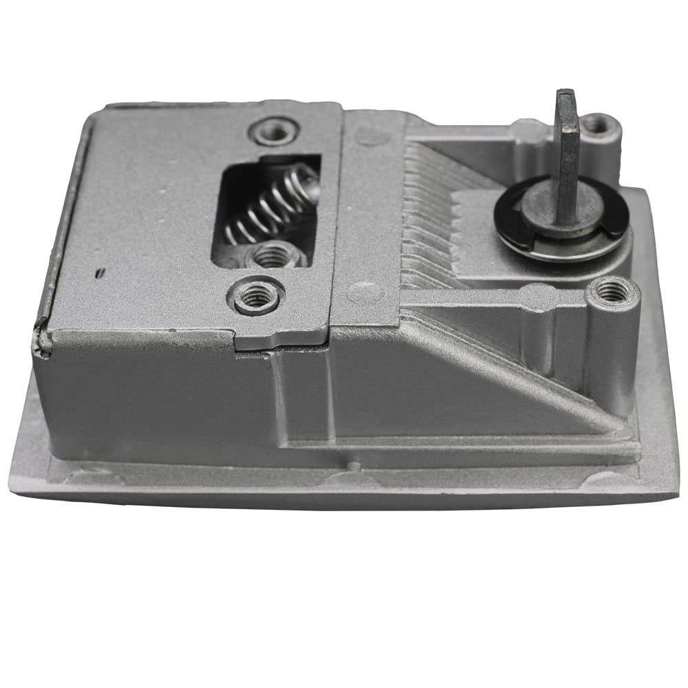 US TriMark MC 700 - Cerradura de metal para puerta de caravana, caravana, barco, color plateado