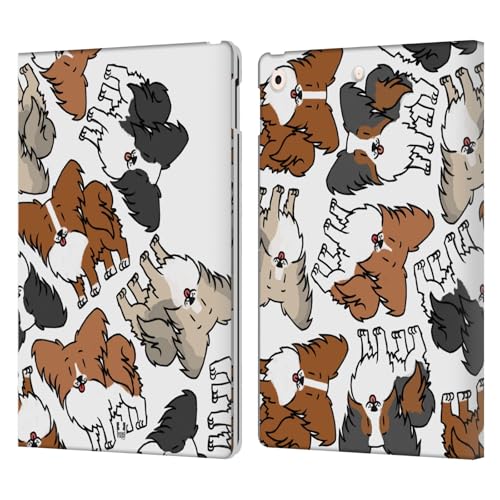 Étui portefeuille iPad 10.2 en cuir Head Case Designs Papillon