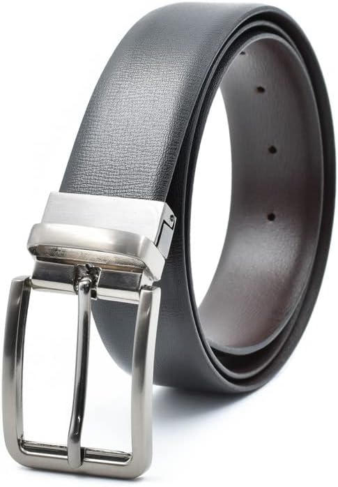Zerezi Genuine Leather Men's Reversible Belt fashion