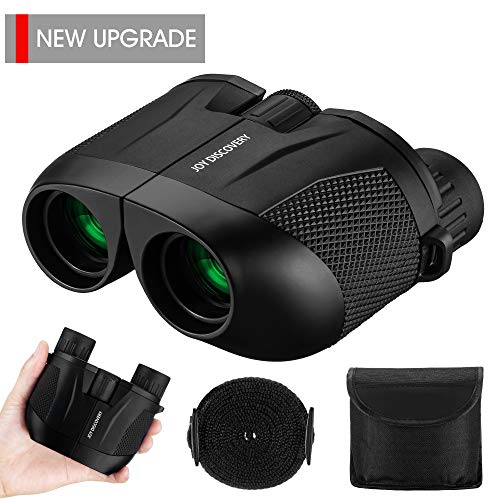 Compact Binoculars 10X25 HD Small Binoculars Palm-Sized Lightweight Easy Focus for Outdoor Hunting