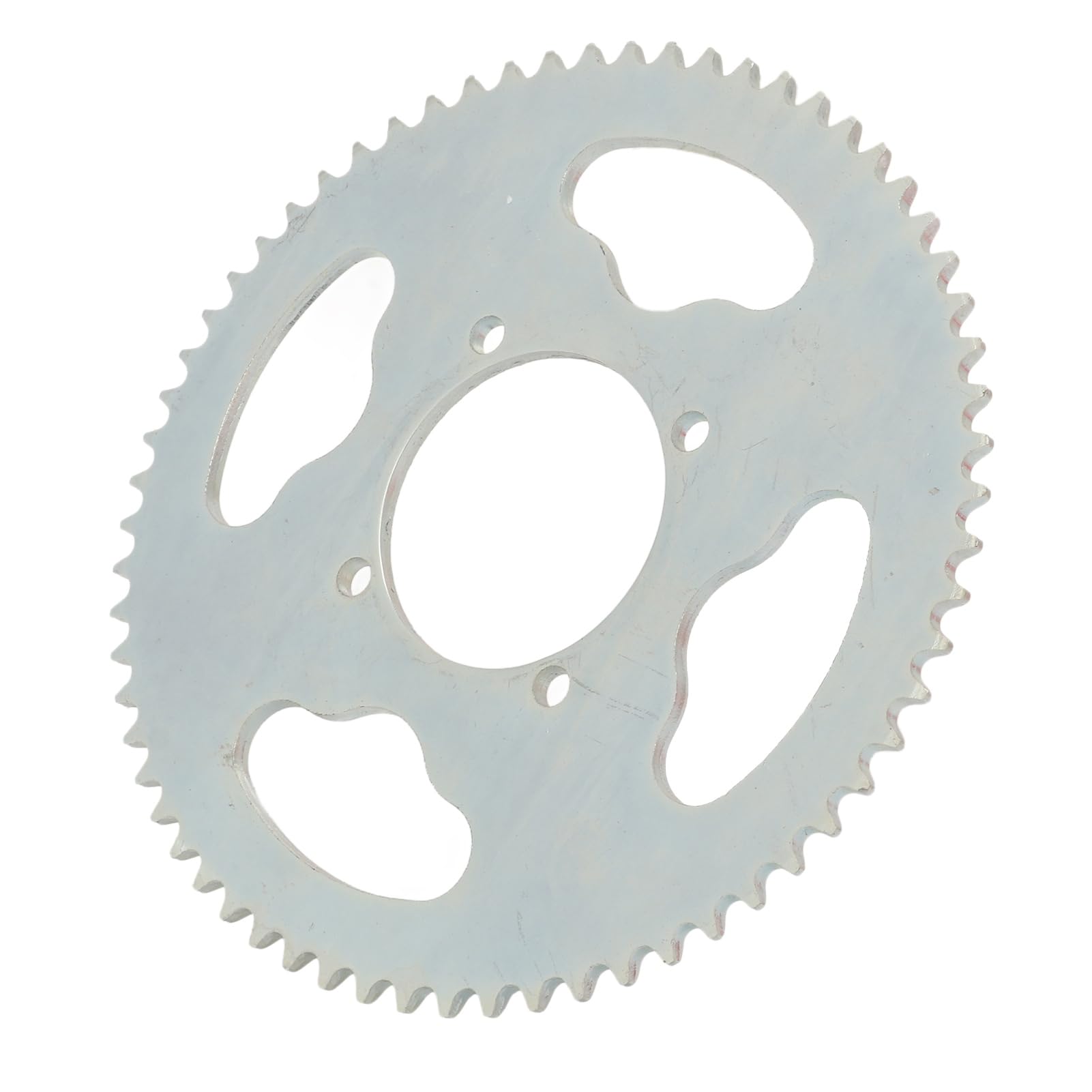 Coronas 64T per Mini Moto, Eccellente Pignone in Acciaio T8F 64 Denti con 4 Fori, Diametro 54mm, Componenti Trasmissione Durevoli per ATV Go Kart 47cc 49cc
