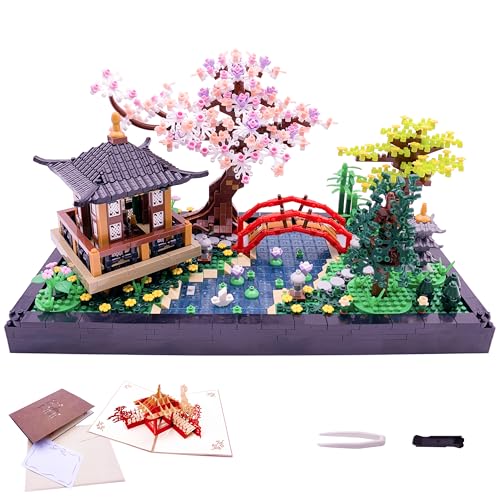 Alizdd 2280pc Micro Building Blocks Zen Garden Sakura