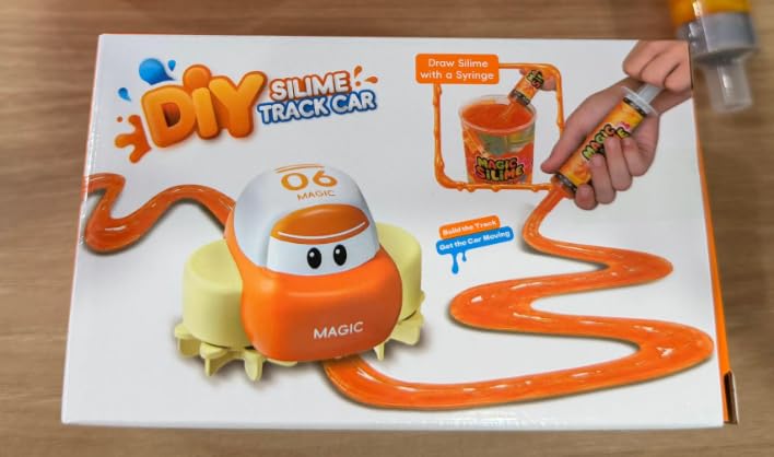iKidiki Orange Race Schleim Kit
