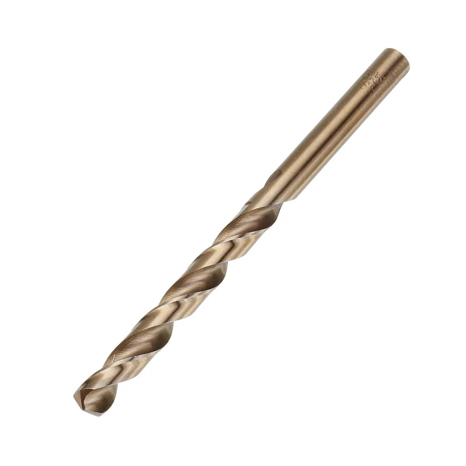 Foret hélicoïdal à queue droite Ensemble de 19 forets hélicoïdaux en cobalt HSS M35 de 1 à 10 mm for le perçage de métaux et d'aluminium, Kit d'outils HSS-Co