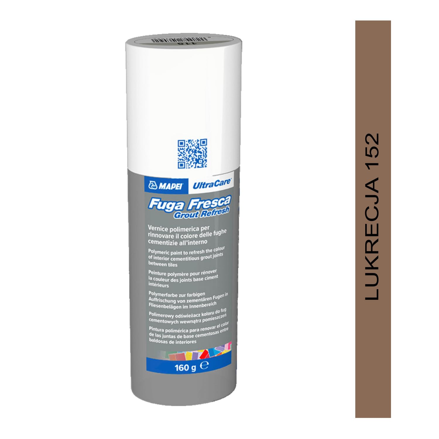 Mapei Ultracare FUGA FRESCA 152 LIQUIRIZIA vernice polimerica per rinnovare il colore delle fughe cementizie Flacone 160gr.