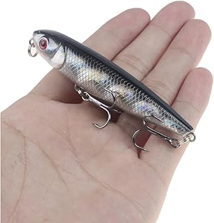 Unomor Fishing Lure 6 Pcs Swimbait Treble Fishing Bass Lure Fishing Hooks Freshwater Bass Baits Pike Lures Fishing Fishing Lures
