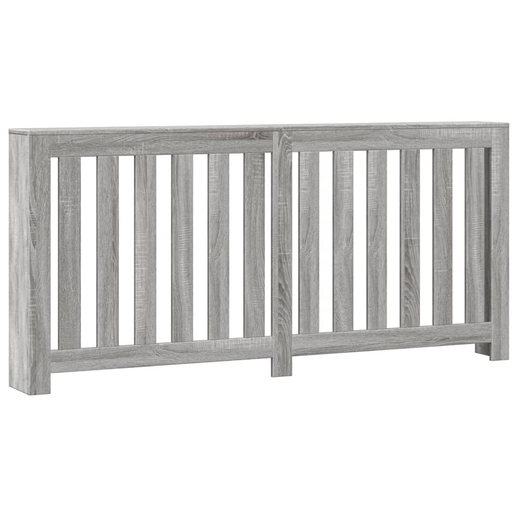 vidaXL Radiator Cover Grey Sonoma 175 x 20 x 82 cm Engineered Wood