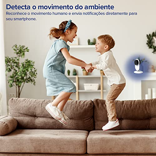 Câmera Inteligente Wi-Fi Slim 180° Full HD 1080p i2GO Home - Compatível com Alexa