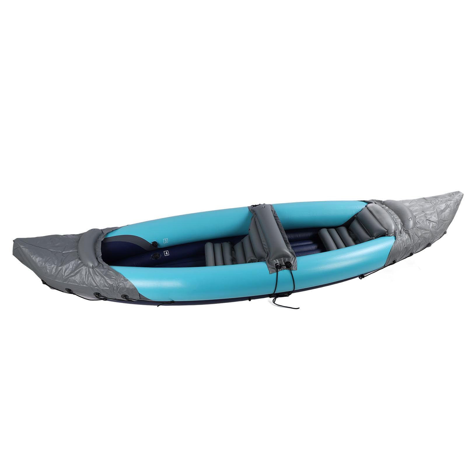 Kayak Plegable, Kayak Inflable Resistente Al Agua para Navegación para Pescar