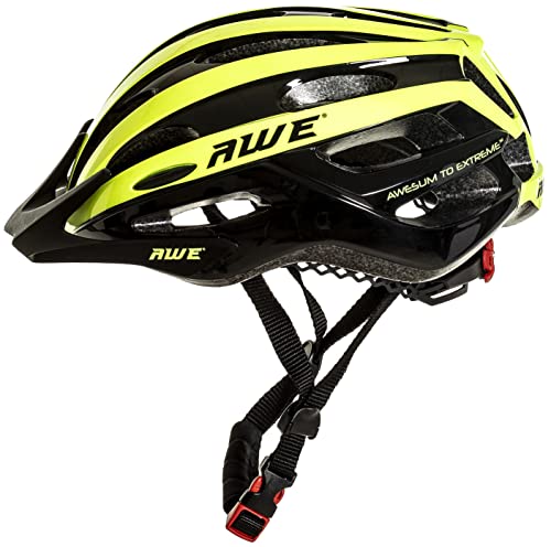 AWE AWEAir™ In Mould Adult Bike/E-Bike Helmet 55-58cm Black/Neon FREE 5 YEAR CRASH REPLACEMENT* - Image 6