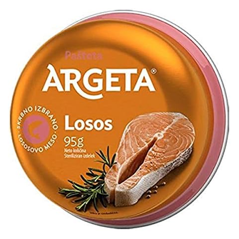 Argeta Salmon Pate, 95 Gram 3.35 Ounce (Pack of 12) Cover