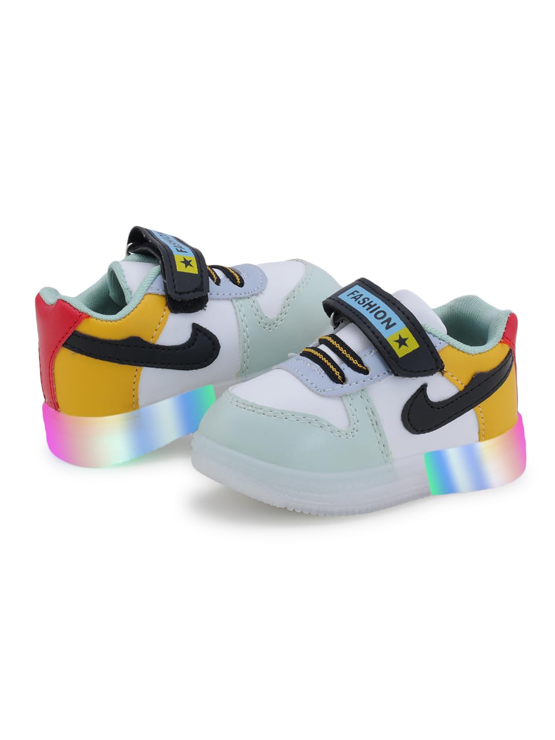 PASSION PETALS Fashion Colorblocked LED Light Shoes for Kids Girls and Boys of Age 18Months - 4 Years - Seagreen (B0CZDRKCY6) Amazon Price History, Amazon Price Tracker