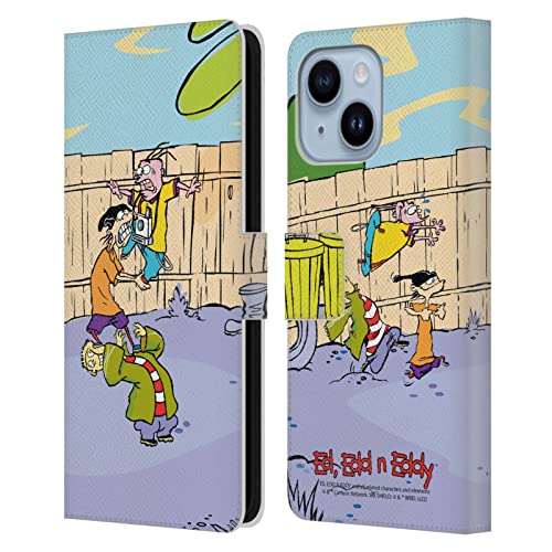 Coque Ed, Edd n Eddy iPhone 14 Plus portefeuille anti rayure cuir
