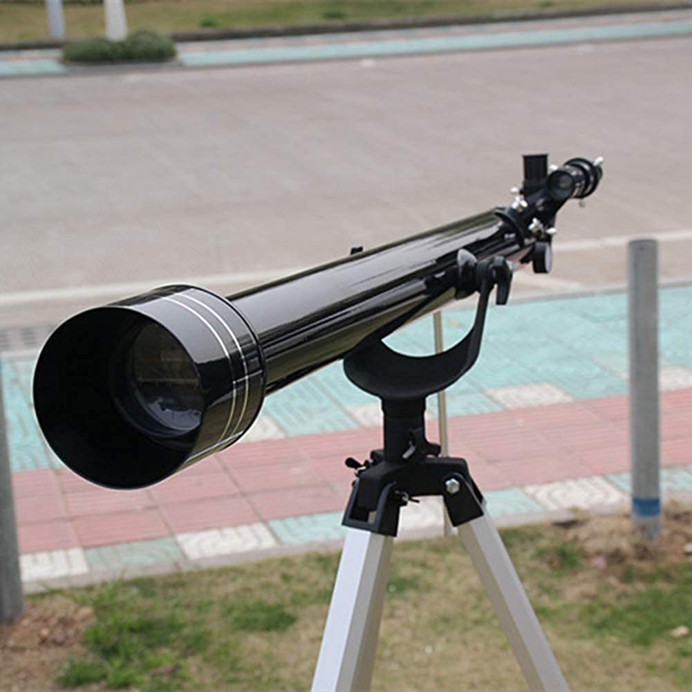 Telescopio astronómico 900/60 mm con trípode Refractor para Exteriores Telescopio monocular con Zoom para Amantes de la astronomía
