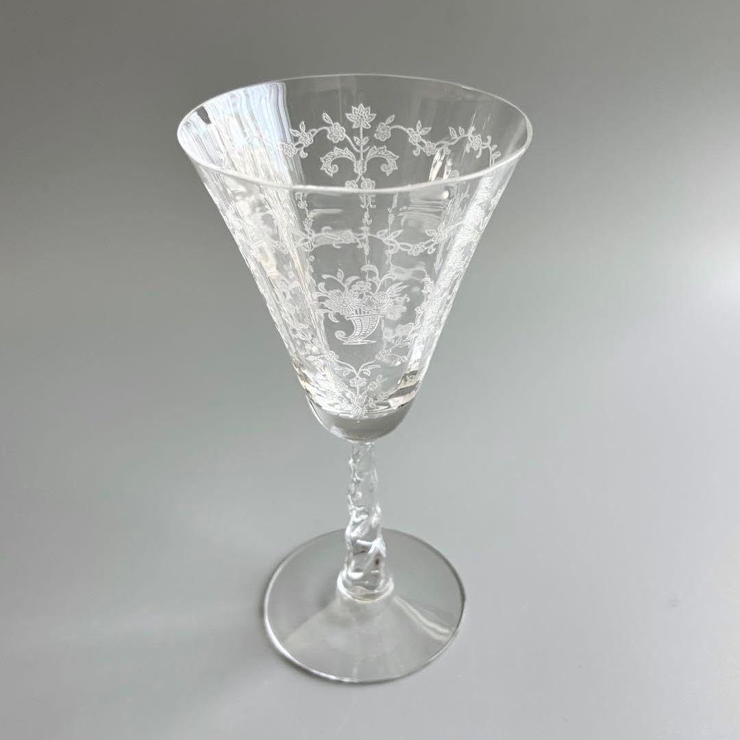 フランス製 ポルティユーのエッチンググラス Portieux 【未使用