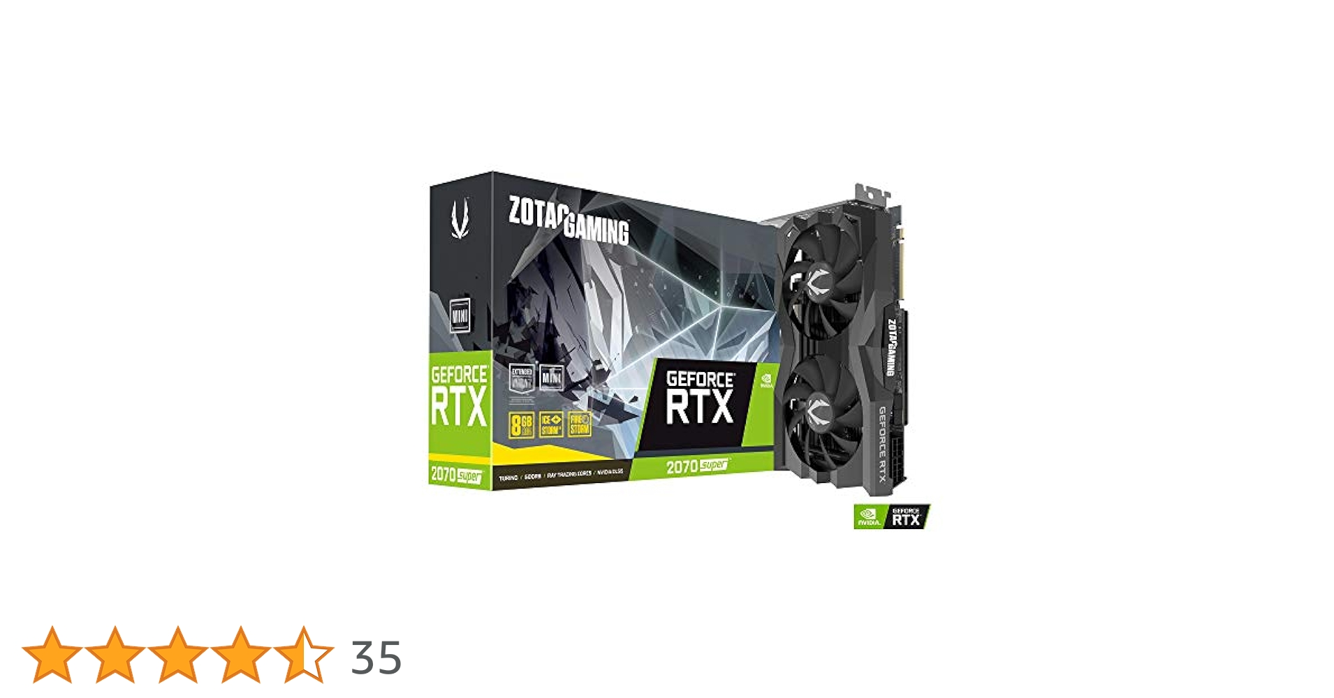 グラフィックボード・グラボ・ビデオカード ZOTAC RTX2070 Super ZOTAC、省スペースな「GeForce RTX 2070 SUPER」搭載ビデオ