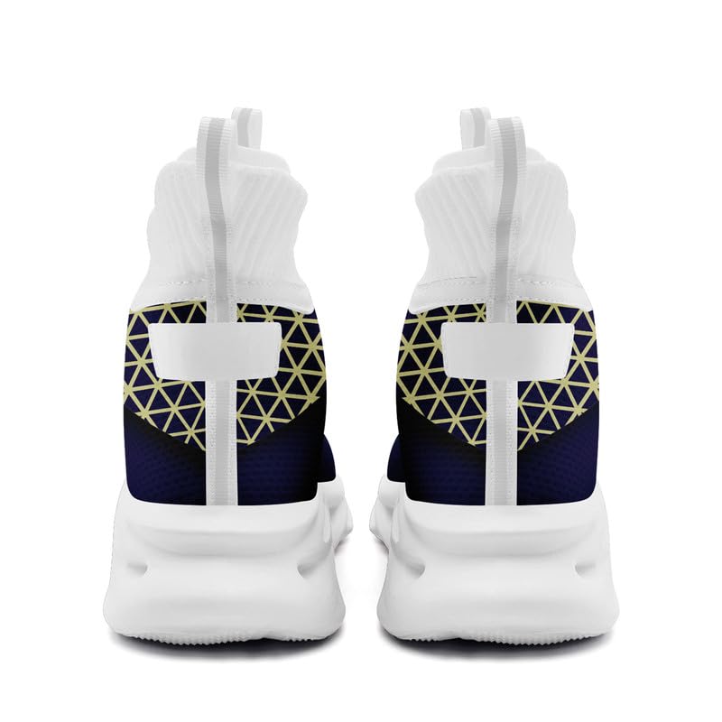 Custom Unisex Wide-Fit Reflective Mesh Sneakers Non-Slip Athletic Shoes Personalize Comfortable Casual Walking Trainers3