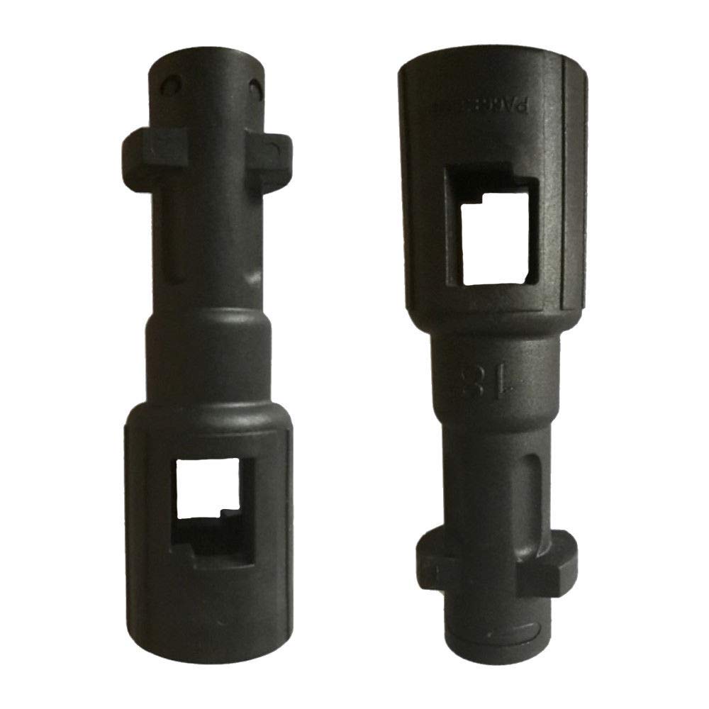 Adapter Lavor auf Kärcher Bajonett für Hochdruckreiniger K2–K7 – Anschlussstück für Lavor-Zubehör an Kärcher Home & Garden Geräten – robuster Kunststoffadapter für Lavor Kew Nilfisk Alto Aufsätze